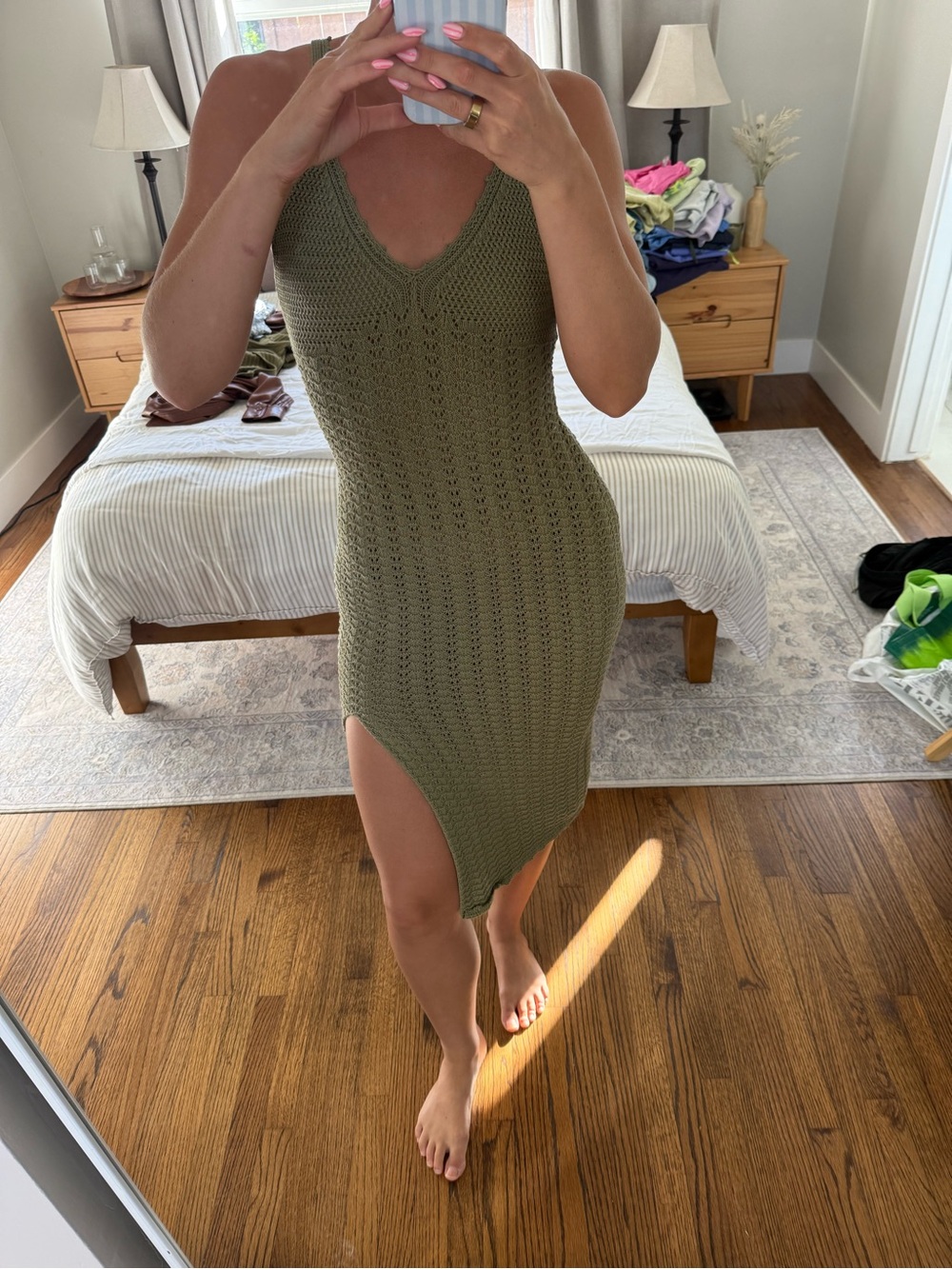 Aritzia Wilfred Evie Midi Dress